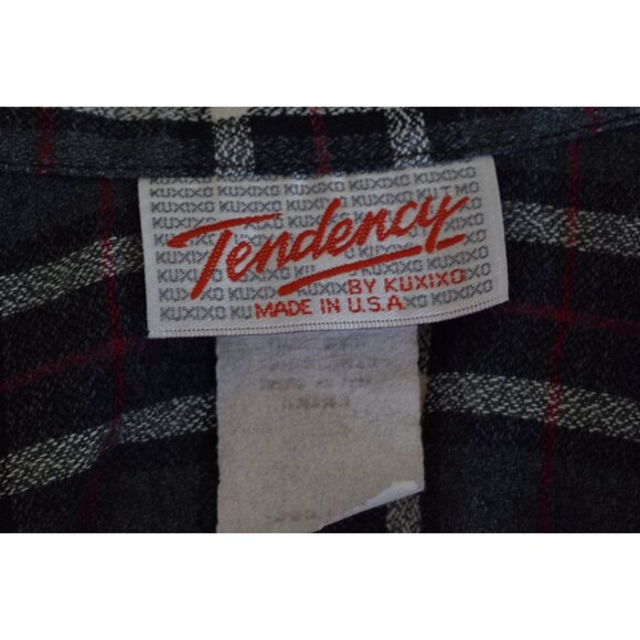 Vintage 90s Plaid Long Sleeves Button up Blouse - Picture 7 of 10